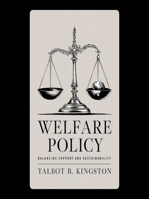 cover image of Welfare Policy